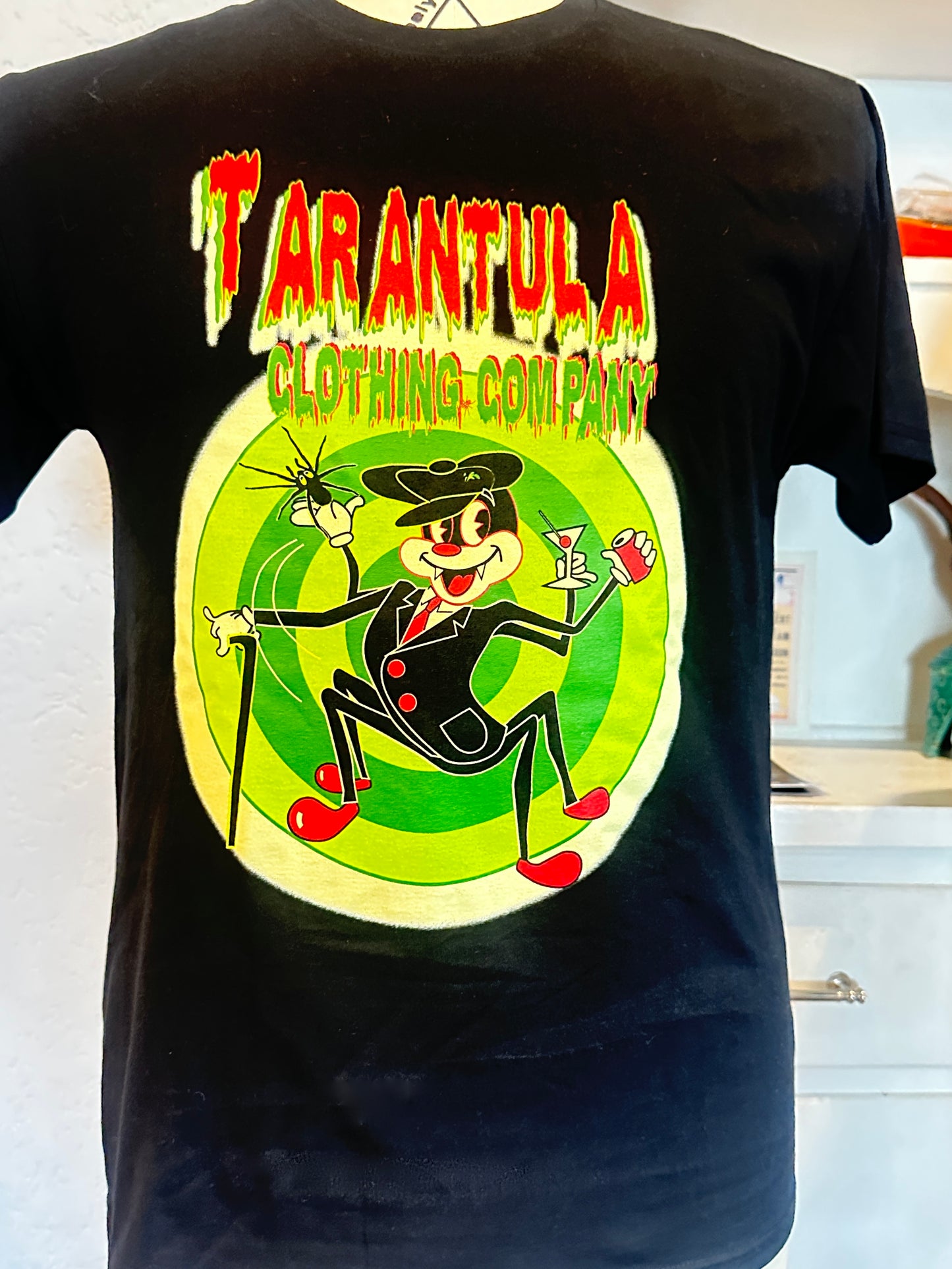 "Party Spider" -20th Anniversary Limited edition Collectors men's t-shirt - Tarantula Clothing Company