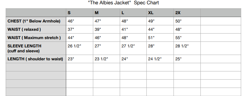 The Albies Jacket - Tarantula Clothing Company