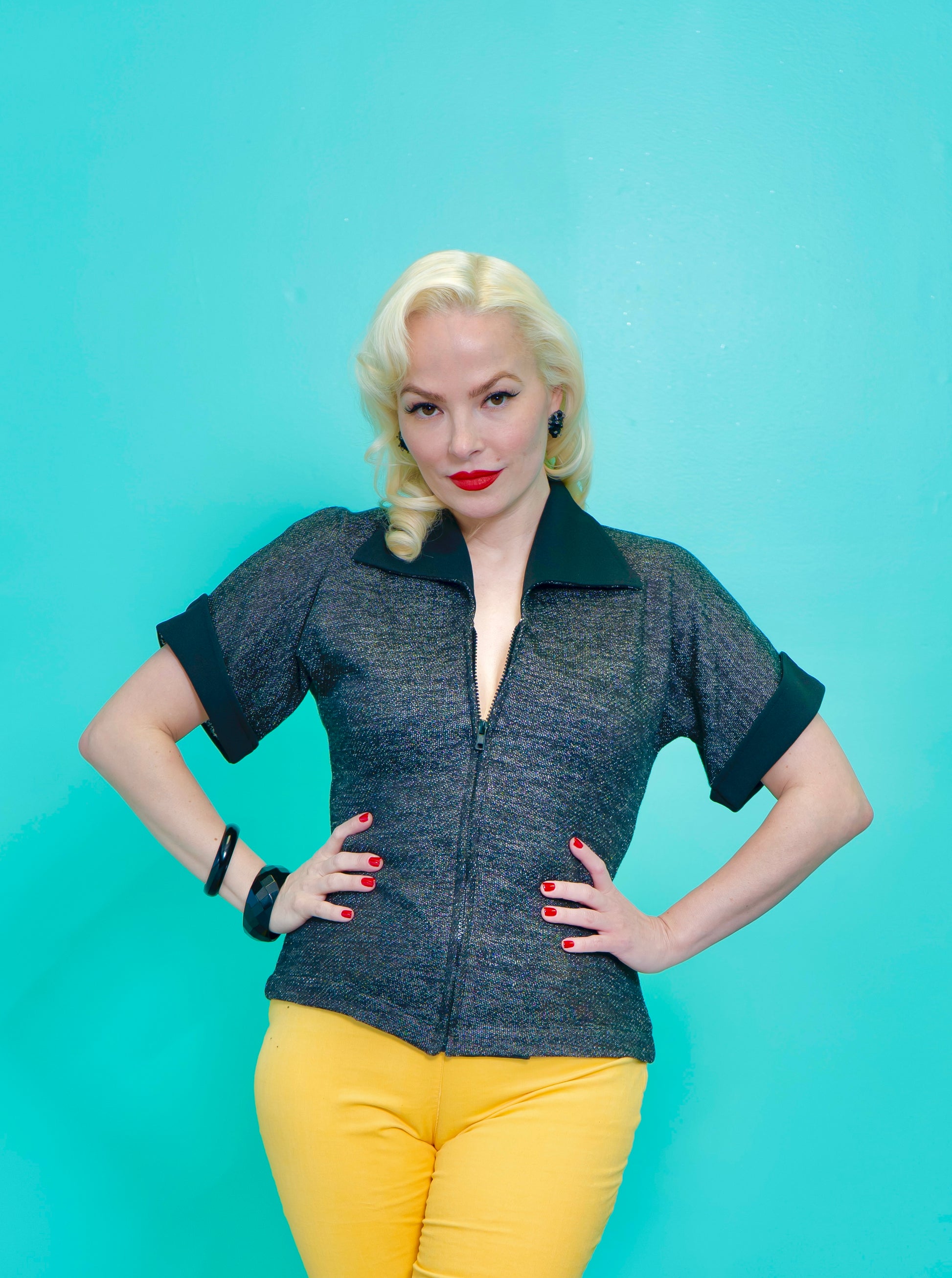 Zip Front top - Tarantula Clothing Company