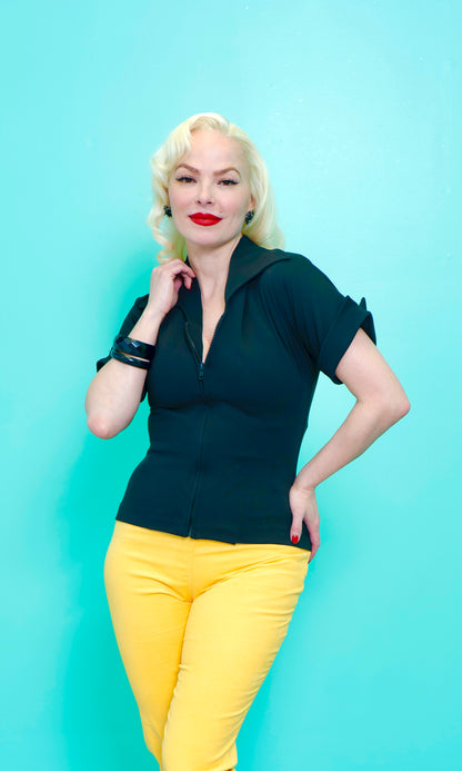 Zip Front top - Tarantula Clothing Company