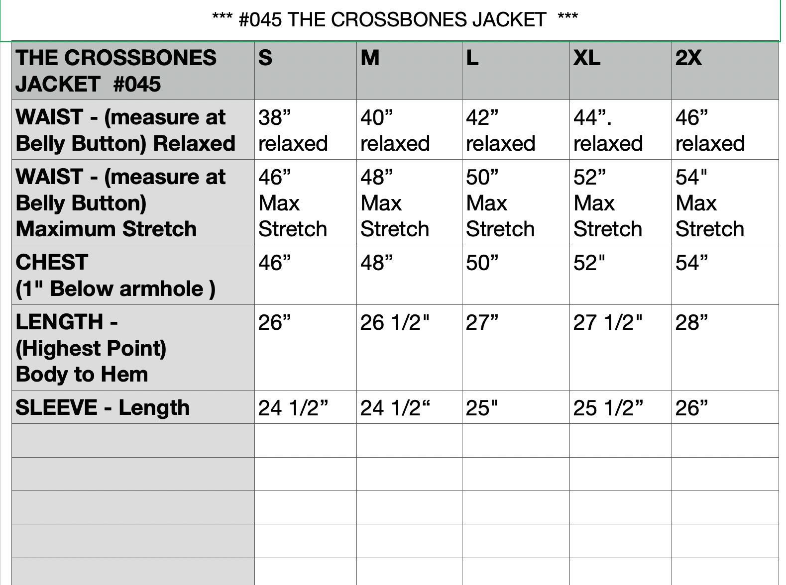 Crossbones Jacket 🦴 - Tarantula Clothing Company